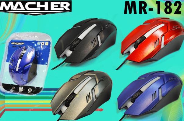 ماوس سیم دار طرح گیمی MACHER MR-182