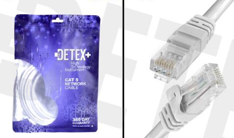 کابل شبکه Cat5 10m DETEX