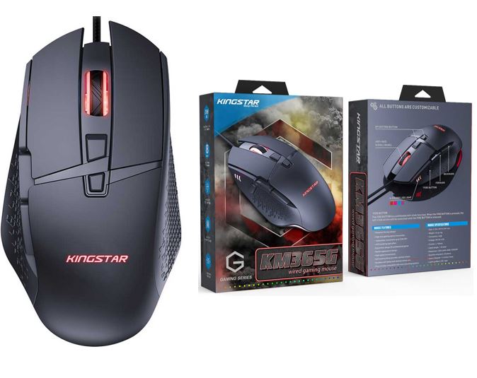 ماوس سیم دار گیمی KINGSTAR KM-365G