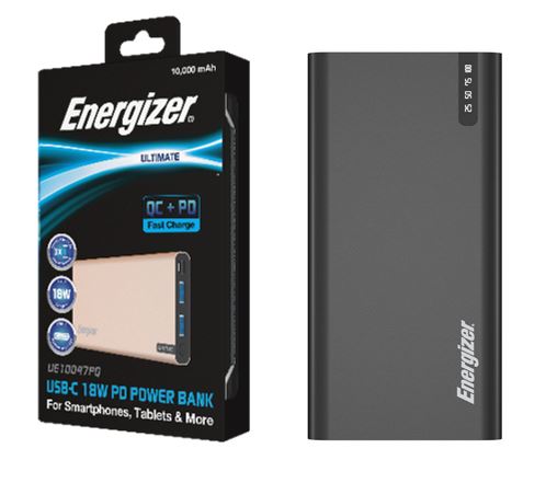 پاور بانک Energizer 10000MAH UE 10047 PQ FAST