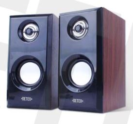 اسپیکر دو تیکه لپ تاپیDETEX DS-92