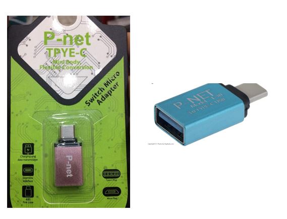 تبدیل Otg Type-c P-NET T-30 فلزیUSB3