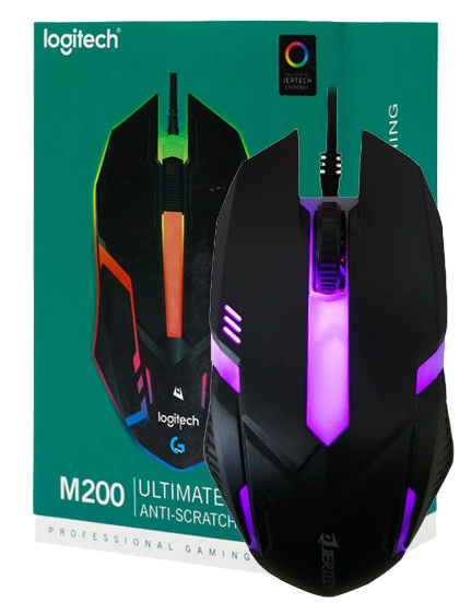 ماوس سیم دار گیمی Logitech m-200 RGB