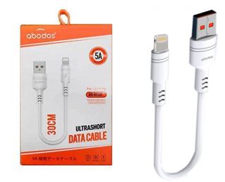 کابل شارژر آیفونی 30 سانتی abodos AS-DS32