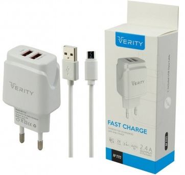 کلگی شارژر با کابل تایپ سی VERITY AP-2122