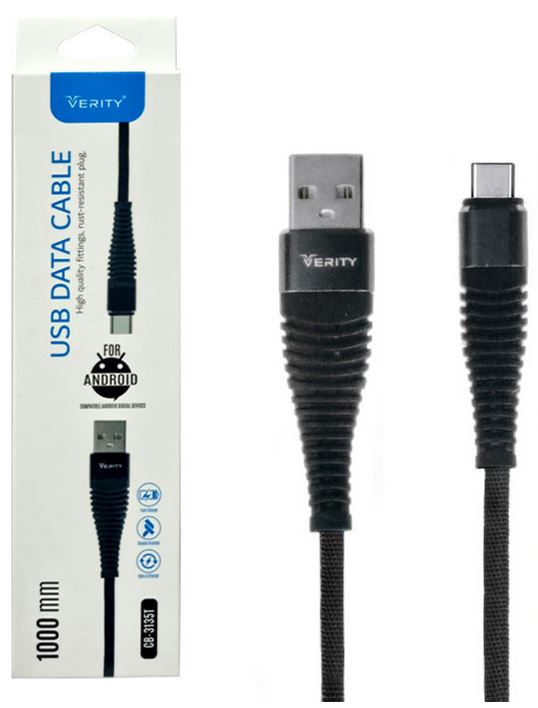 کابل شارژر اندرویدی VERITY CB 3135