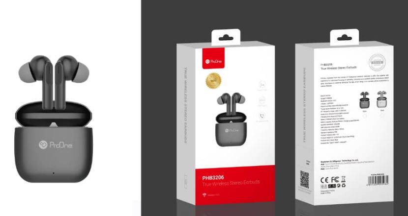 ایرپاد بلوتوثی PROONE TWS PHB3206