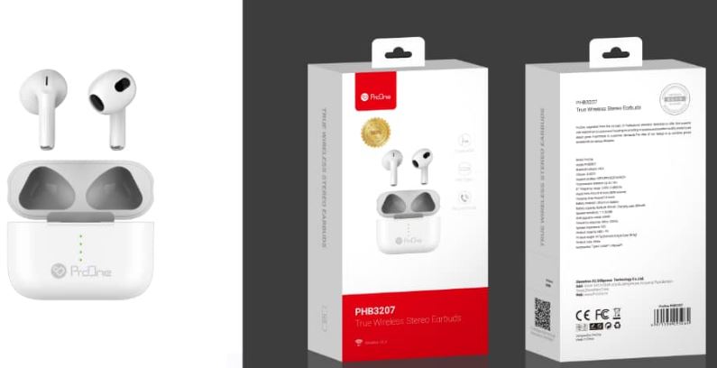 ایرپاد بلوتوثی PROONE TWS PHB3207