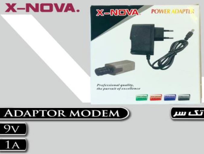 آداپتور 9V 1A تک سر NOVA