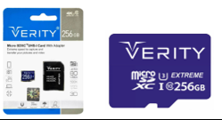 رم MICRO SD VERITY U3/ 80MB 64G+ADABTER