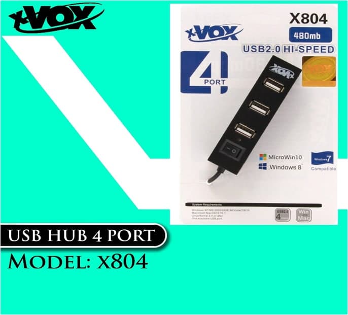 هاب 4پورت VOX X-804
