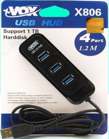 هاب 4 پورت VOX X-806