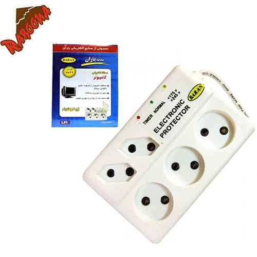 محافظ برق 5 خانه با کابل 3متری BARAN