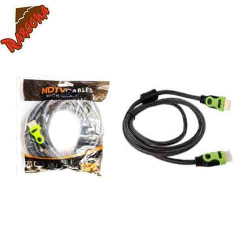 کابل HDMI 3M FULL HD طوسی ،پک نایلونی