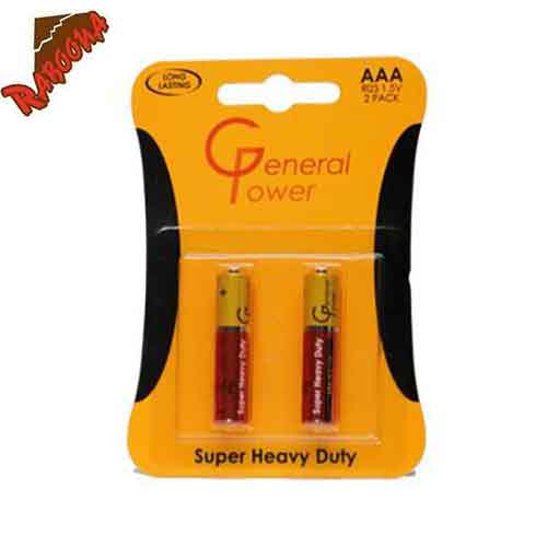 باطری نیم قلمی جنرال پاور زینک 2تایی