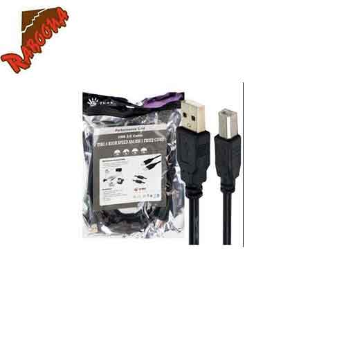 کابل پرینتر شیلددار آبی 5 متری SHARK