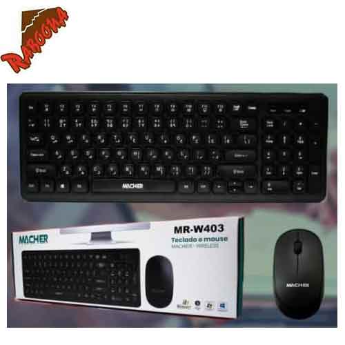 کیبرد ماوس بی سیم MACHERMR-W403