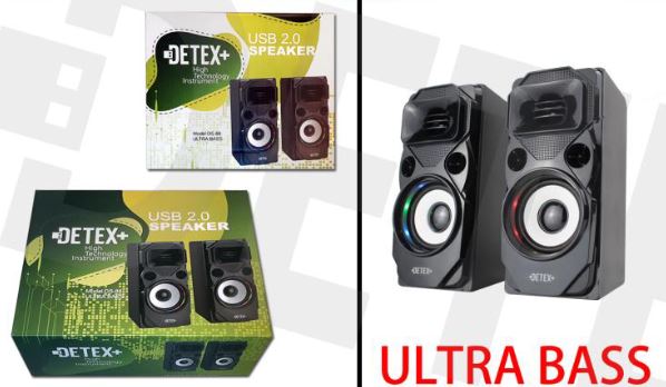 اسپیکر دو تیکه لپ تاپیDETEX DS-88