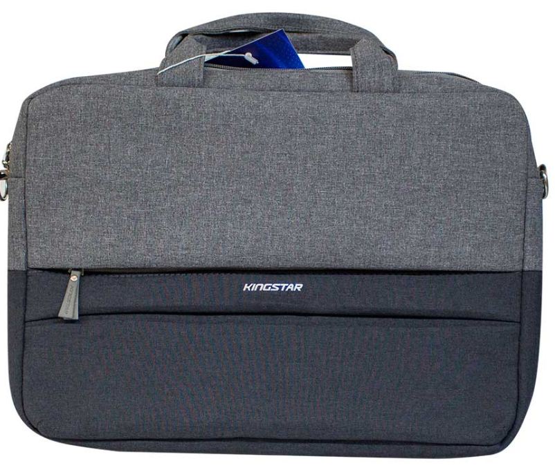 کیف لپ تاپ KLB 1101 طوسی -مشکی