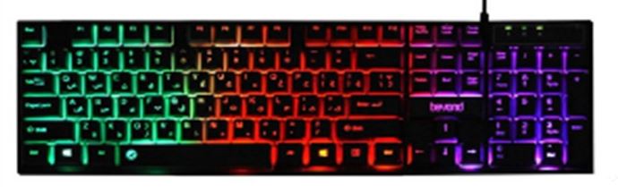 کی بورد سیم دار فراسو BEYOND 7100RGB BACK LIT