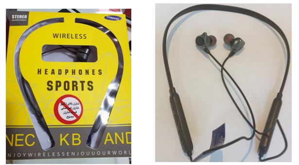 هندزفری بلوتوثی گردنی SAMSUNG پک زرد