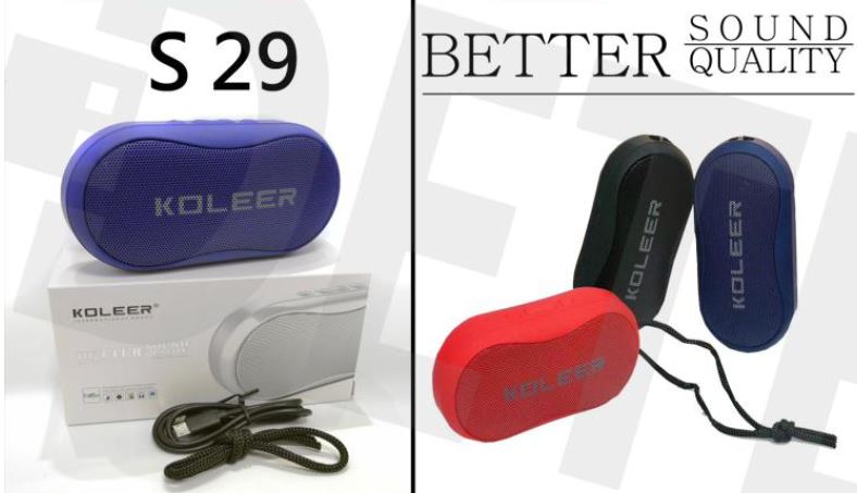 اسپیکر بلوتوثی رم خور KOLEER S-29